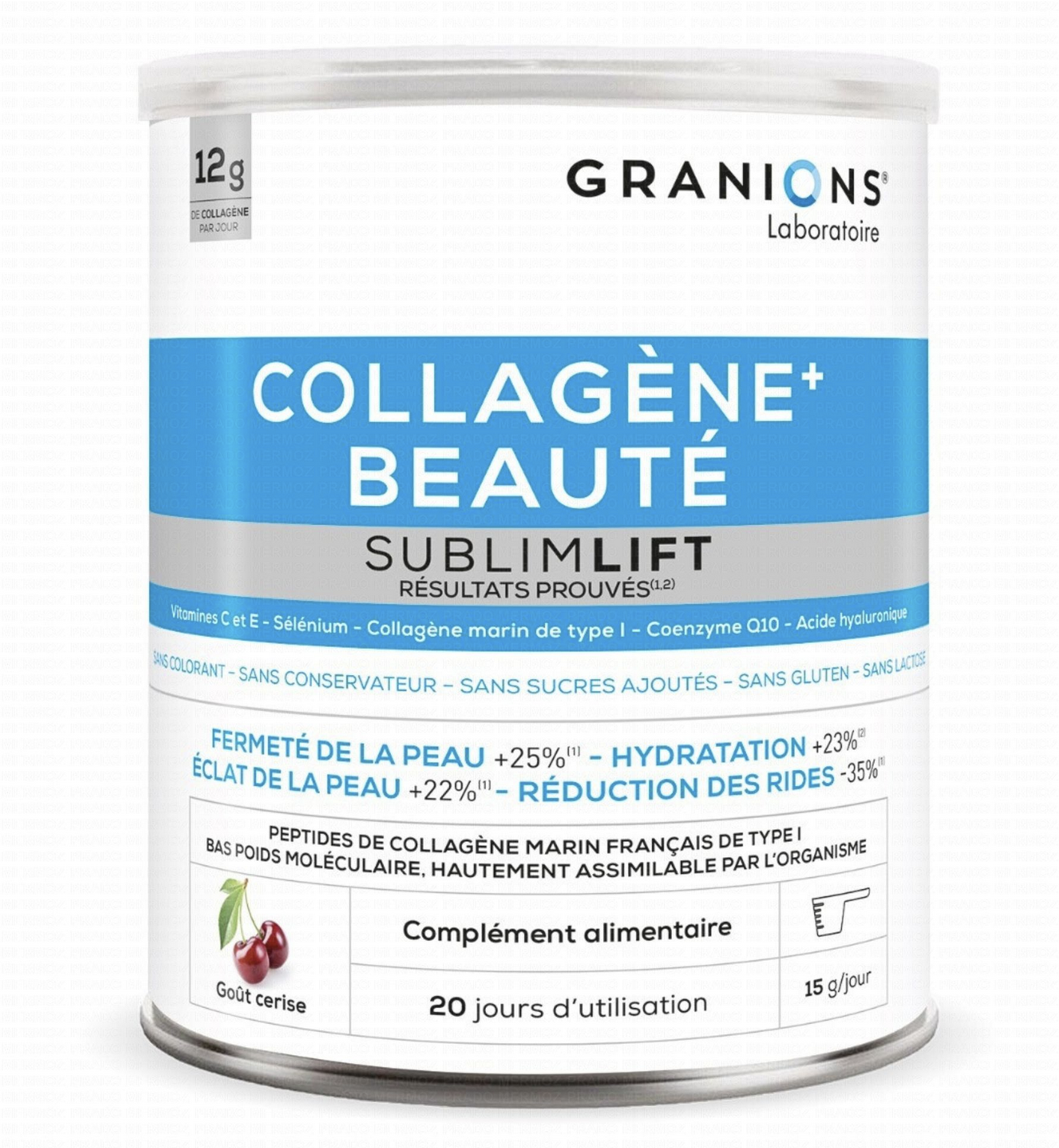 GRANIONS Collagène+ Beauté Sublimlift goût Cerise 300g