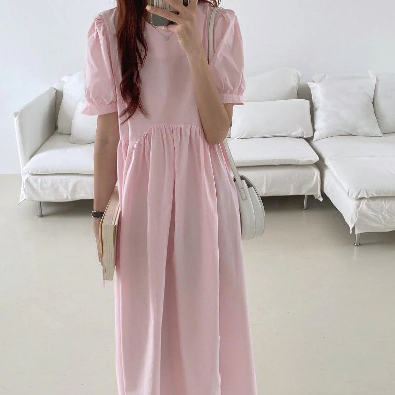 Robe Seoul Mist | Robe Longue Ulzzang K-Fashion - Style Coréen Tendance 2026